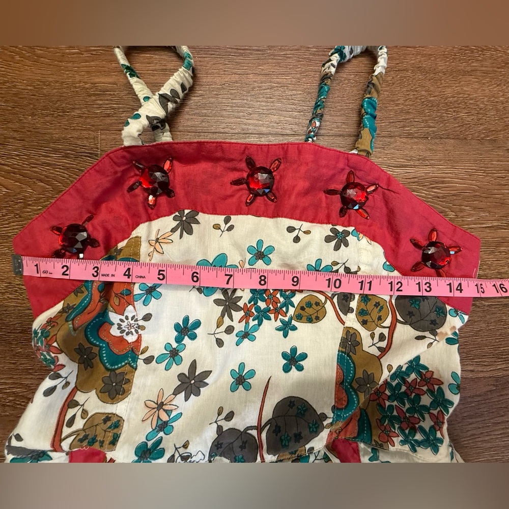 🌸 Magic Boho Floral Cotton Sundress - Picture 9 of 11